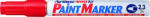 Artline Marker cu vopsea Artline 400XF, corp metalic, varf rotund 2.3mm - rosu (EK-400XF-RE) - forit