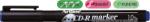 Artline CD/DVD-marker Artline 883, corp plastic, varf rotund 0.5mm - albastru (EK-883-BL) - forit