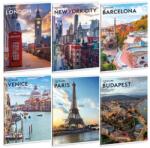 Ars Una Cityscape A/4 40 lapos extra kapcsos vonalas füzet (53114822)