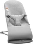 BabyBjörn Sezlong balansoar ergonomic, cu sezut reglabil in 3 pozitii Original, Babybjorn Bliss, pliabil, bumbac certificat, 3D Jersey, Light Grey (006072A) Sezlong balansoar bebelusi
