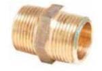 Wieland Niplu dublu Metallwerk Moellersdorf 1' roşu. 432801 (432801)