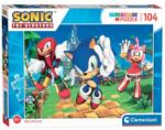 Clementoni Sonic 104 bucăți Super Color Puzzle - Clementoni (27256) Puzzle