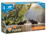 Luna Animal Planet: Elefanți în lac 1000 bucăți puzzle (000570695) Puzzle