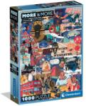 Clementoni More is More: Călătorie și cultură puzzle de 1000 de piese - Clementoni (37072) Puzzle