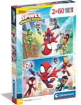 Clementoni Disney Spidey puzzle 2x60 bucăți Supercolor - Clementoni (21625) Puzzle