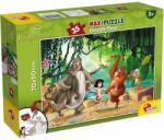 Lisciani Carteea Junglei 2 în 1 puzzle maxi de 35 piese și carte de colorat 70x50cm - Lisciani (74143) Puzzle
