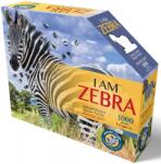 Flair Puzzle cu 1000 de piese cu zebră WOW (7003-IAMZebra) Puzzle