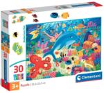 Clementoni Aventuri subacvatice puzzle supercolor 30 de piese - Clementoni (20837) Puzzle