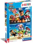 Clementoni Paw Patrol Supercolor 2 in 1 2x60 bucăți puzzle - Clementoni (21623) Puzzle