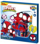 Luna Luna: Puzzle magnetic cu model Spidey și prietenii lui, 3x20 de piese (000508593) Puzzle