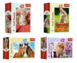 Trefl Animale simpatice 54 bucăți mini puzzle 4 variante - Trefl (54195) Puzzle