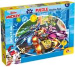 Lisciani Mickey Mouse 2 în 1 puzzle de 24 de piese și carte de colorat 50x35cm - Lisciani (73986) Puzzle