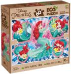 Lisciani Ariel, mica sirenă, puzzle Eco 2 în 1 cu 60 de piese și carte de colorat 70x50cm - Lisciani (91874L) Puzzle
