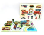 Magic Toys Puzzle cu două fețe din lemn trafic urban (MKO361082) Puzzle