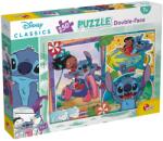 Lisciani Stitch 2 în 1 puzzle de 250 piese și carte de colorat 50x35cm - Lisciani (105823) Puzzle