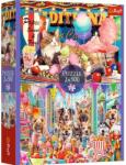 Trefl Puzzle cu animale dulci 2x500 piese - Trefl (37495) Puzzle