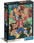 Clementoni Puzzle compact One Piece anime de 1000 de piese, 50x70cm - Clementoni (39921) Puzzle