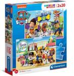 Clementoni Paw Patrol 2x20 bucăți puzzle - Clementoni (24779) Puzzle