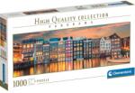 Clementoni Amsterdam colorat HQC puzzle panoramic de 1000 de piese - Clementoni (39838) Puzzle