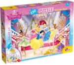 Lisciani Prințese Disney 2 în 1 puzzle de 250 de piese și carte de colorat 50x35cm - Lisciani (48083) Puzzle