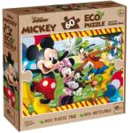 Lisciani Mickey Mouse și prietenii săi 2 în 1 puzzle Eco de 60 de piese și carte de colorat 70x50 cm - Lisciani (91850L) Puzzle