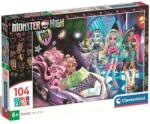 Clementoni Puzzle supercolor Monster High 2 104 piese - Clementoni (25783) Puzzle