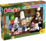Lisciani Masha și Ursul coacerea brioșelor puzzle de 24 piese 50x35cm - Lisciani (86061L) Puzzle