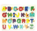 Magic Toys ABC lemn puzzle forme (MKO361127) Puzzle