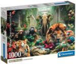 Clementoni Junglă mistică puzzle HQC de 1000 de piese cu poster - Clementoni (39987) Puzzle