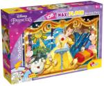 Lisciani Frumoasa și Bestia Belle 2 în 1 puzzle cu 108 piese și carte de colorat 70x50cm - Lisciani (91775) Puzzle