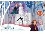 Luna Frozen 2 se poate colora 2 in 1 puzzle 100 bucăți (000562637) Puzzle