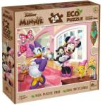 Lisciani Aventurile lui Minnie Mouse și Daisy Duck 2 în 1, puzzle Eco maxi cu 24 de piese și planșă de colorat 70x50cm - Lisciani (91812L) Puzzle