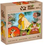 Lisciani Regele Leu 2 în 1 puzzle Eco mini de 24 piese și carte de colorat 35x25cm - Lisciani (111060) Puzzle