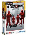 Clementoni La Casa De Papel: Salopete roșii 500 bucăți puzzle - Clementoni (35084) Puzzle