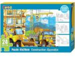 Luna Construcție puzzle 24 bucăți și trei postere care se pot colora (000621589) Puzzle