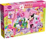 Lisciani Puzzle și carte de colorat Minnie Mouse 2 în 1, 60 de piese, 50x35 cm - Lisciani (47918) Puzzle