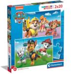 Clementoni Paw Patrol Supercolor 2 in 1 2x20 bucăți puzzle - Clementoni (24800) Puzzle