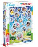 Clementoni Disney caractere Supercolor puzzle 104 bucăți - Clementoni (27119) Puzzle