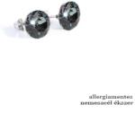 Saját készítésű ékszer Swarovski CHATON - BEDUGÓS FÜLBEVALÓ - 8mm-es