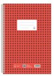 Fűzfői Papírmanufaktúra Novum A/4 70 lapos kockás spirálfüzet (70870000FG)