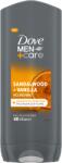Dove Men+Care Sandalwood + Vanilla férfi tusfürdő 400 ml