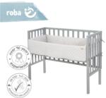 roba Co-Sleeping Bed 2in1 90x45 (mattress, nest & barri Taupe Style silver grey babaöböl