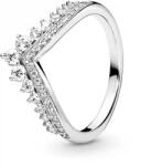 Pandora Stílusos ezüst gyűrű csillogó kövekkel 197736CZ 58 mm