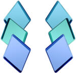 Preciosa Kék acél fülbevaló Fragmentum 7449 67