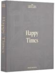 Printworks fotóalbum, Happy Times, 33 x 27 cm, elegáns könyvborító, 60 fotó 10 x 15 cm, 30 oldal, személyre szabható, szürke (PW00598)