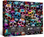 bboldin 1000 db-os puzzle - Colorful Skulls (Z-508) (Z-508)