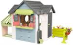 Smoby Căsuță de grădină cu bufet cu bucătărie mică de vară Chef House DeLuxe Smoby extensibilă cu grădină (SM810256-D) Casuta pentru copii