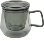 Bredemeijer Livorno eáskészlet egy személyre, boroszilikát üveg, űrtartalom: 0, 29 liter, magasság: 88 mm, fekete (226604036)