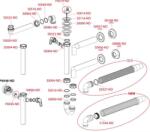 Alcaplast Alca Plast A 81 DN 40 6/4˝ műa. csőszifon, mosógép csatl