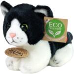 Rappa Jucărie de pluș Rappa Eco Friends - Pisoi, negru și alb, cu sunet, 15 cm (203556-4)